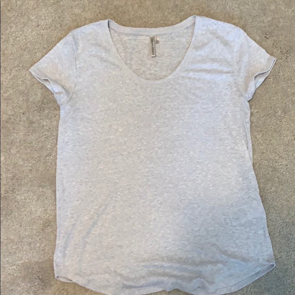 Banana republic scoop neck linen t shirt